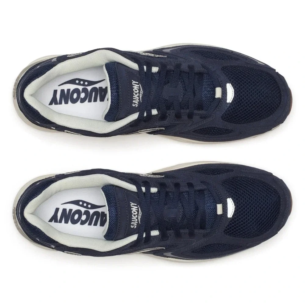 Mens Size 8 - Saucony Grid Jazz 9 Suede Pack Navy Shoes Sneakers NEW